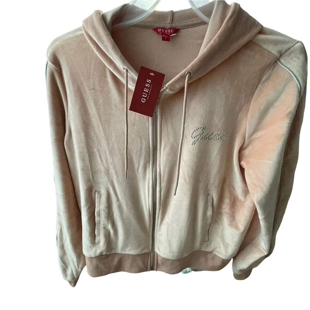 Guess full zip hoodie size L